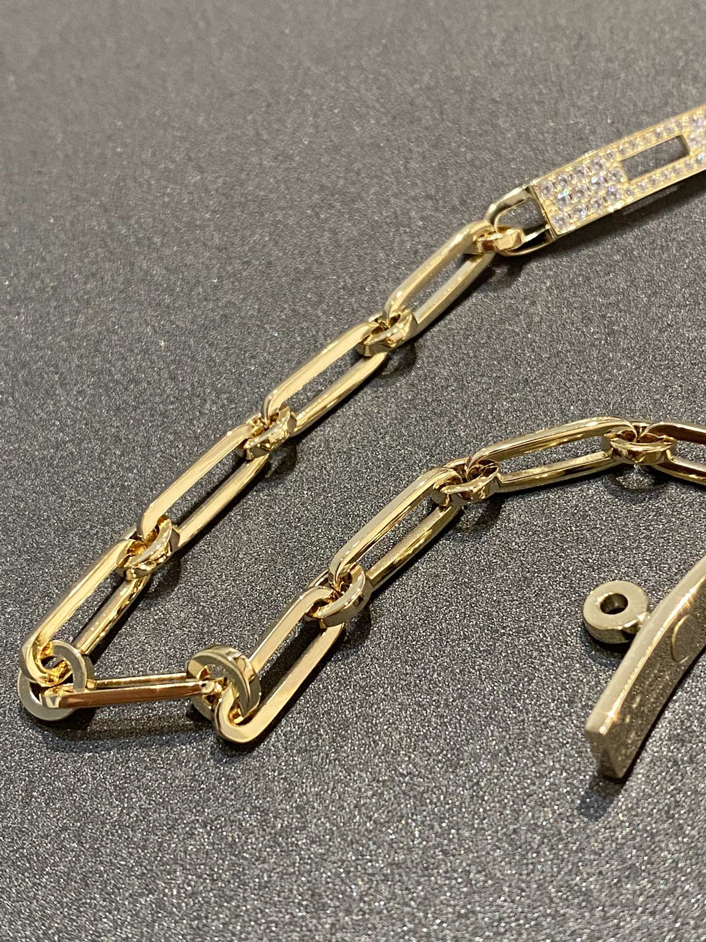 【BIJOUX】チェーンブレスレット スモールモデル ダイヤモンド