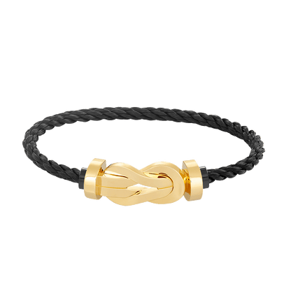 [BIJOUX]CHANCE LARGE 8 FIGURE BUCKLE NO DIAMOND BRACELET GOLD