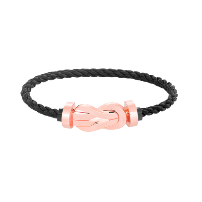 [BIJOUX]CHANCE LARGE 8 FIGURE BUCKLE NO DIAMOND BRACELET ROSE GOLD