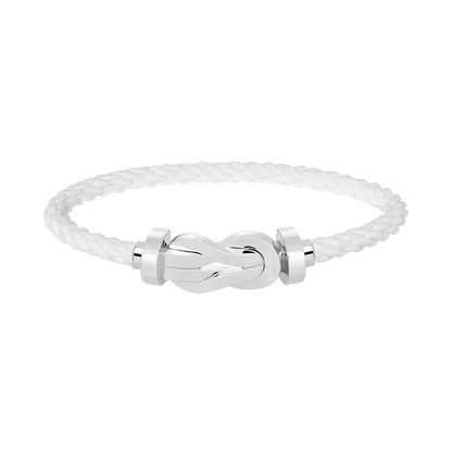 [BIJOUX]CHANCE LARGE 8 FIGURE BUCKLE NO DIAMOND BRACELET SILVER