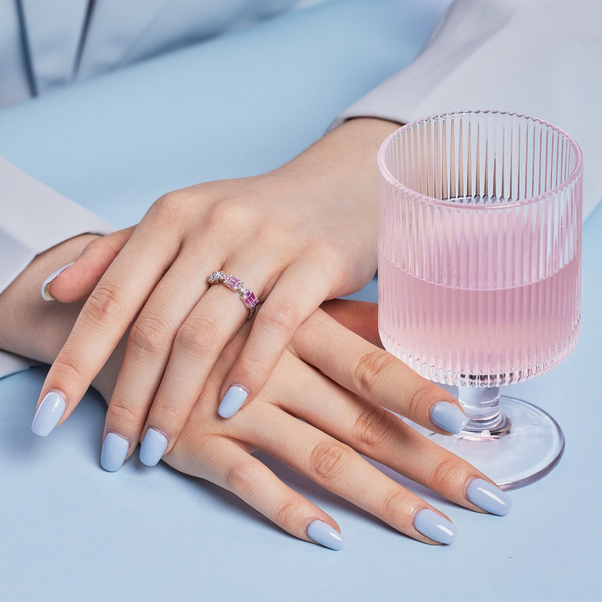 [Goodv]Unique Colorful Emerald Cut Party Ring