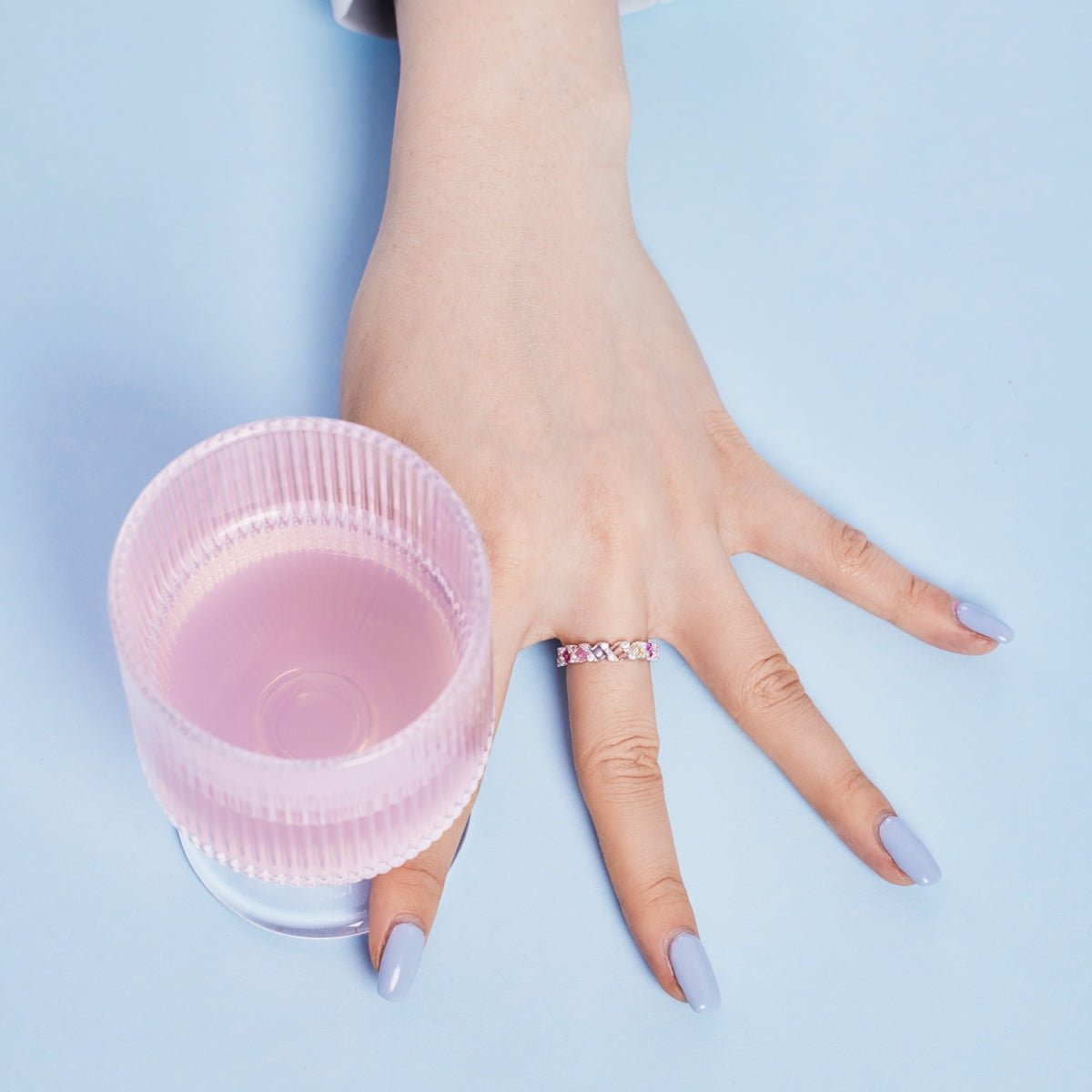 [Goodv]Delicate Vibrant Emerald Cut Daily Ring