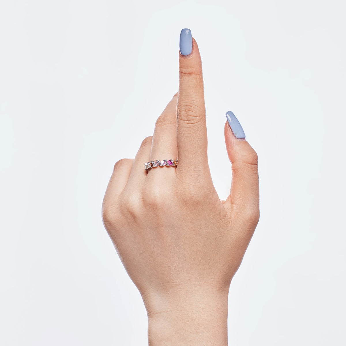 [Goodv]Delicate Vibrant Emerald Cut Daily Ring