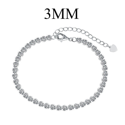 [Goodv]Ornate  Sparkling Round Cut Daily Bracelet