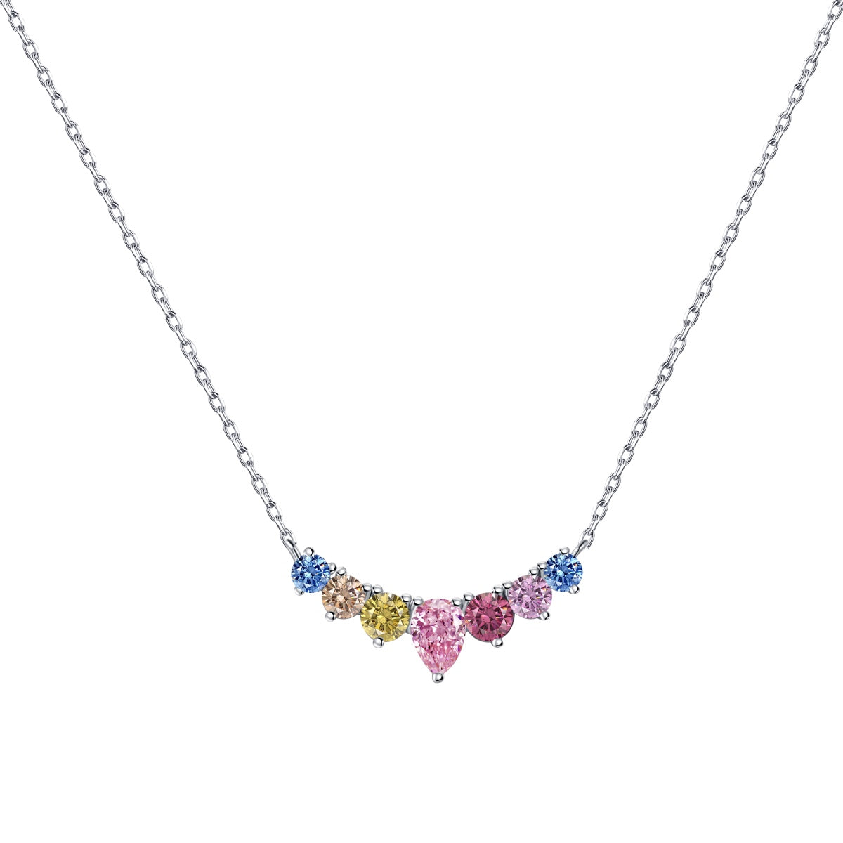 [Goodv]Dainty Colorful Heart Necklace