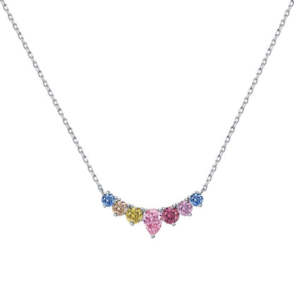 [Goodv]Dainty Colorful Heart Necklace