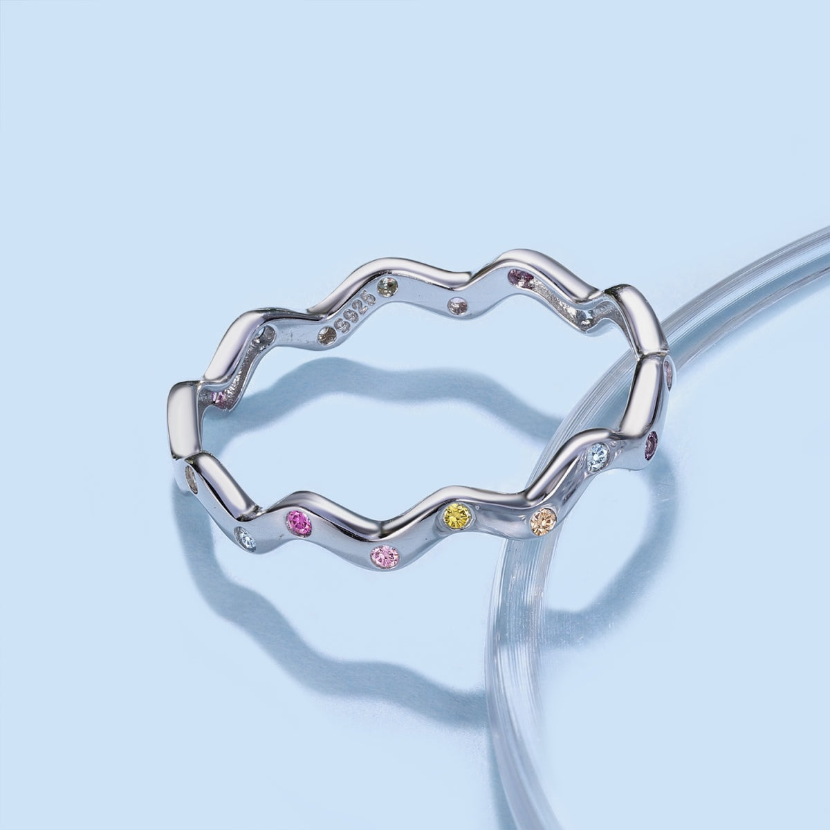 [Goodv]Ornate Vibrant Round Cut Daily Ring