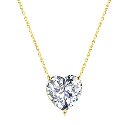 [Goodv]6.0 carat Radiant Heart Shape Necklace