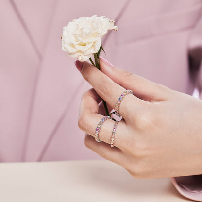 [Goodv]Elegant Energetic Round Cut Daily Ring