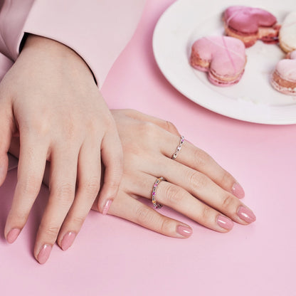 [Goodv]Elegant Energetic Round Cut Daily Ring