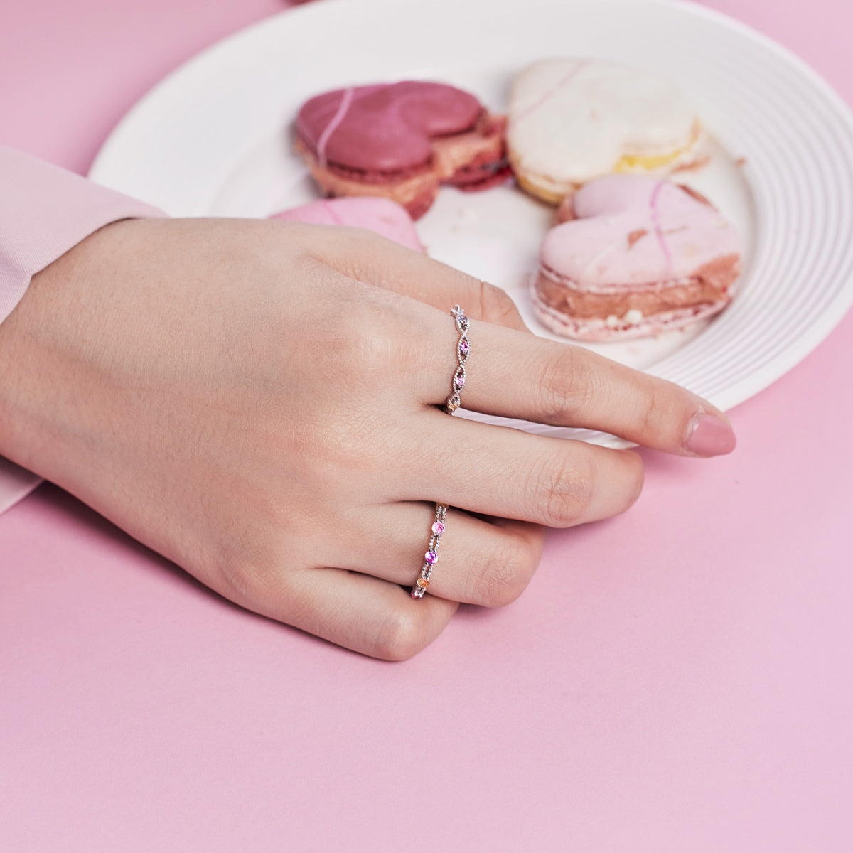 [Goodv]Elegant Energetic Round Cut Daily Ring