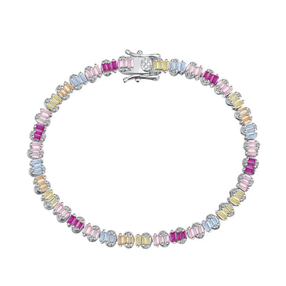 [Goodv]Delicate Colorful Emerald Cut Party Bracelet