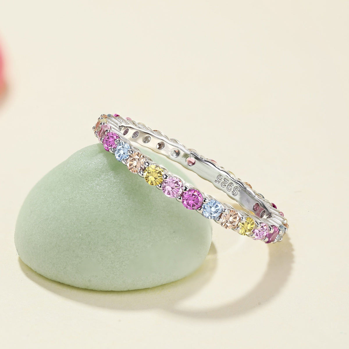 [Goodv]Elegant Vivid Round Cut Daily Ring