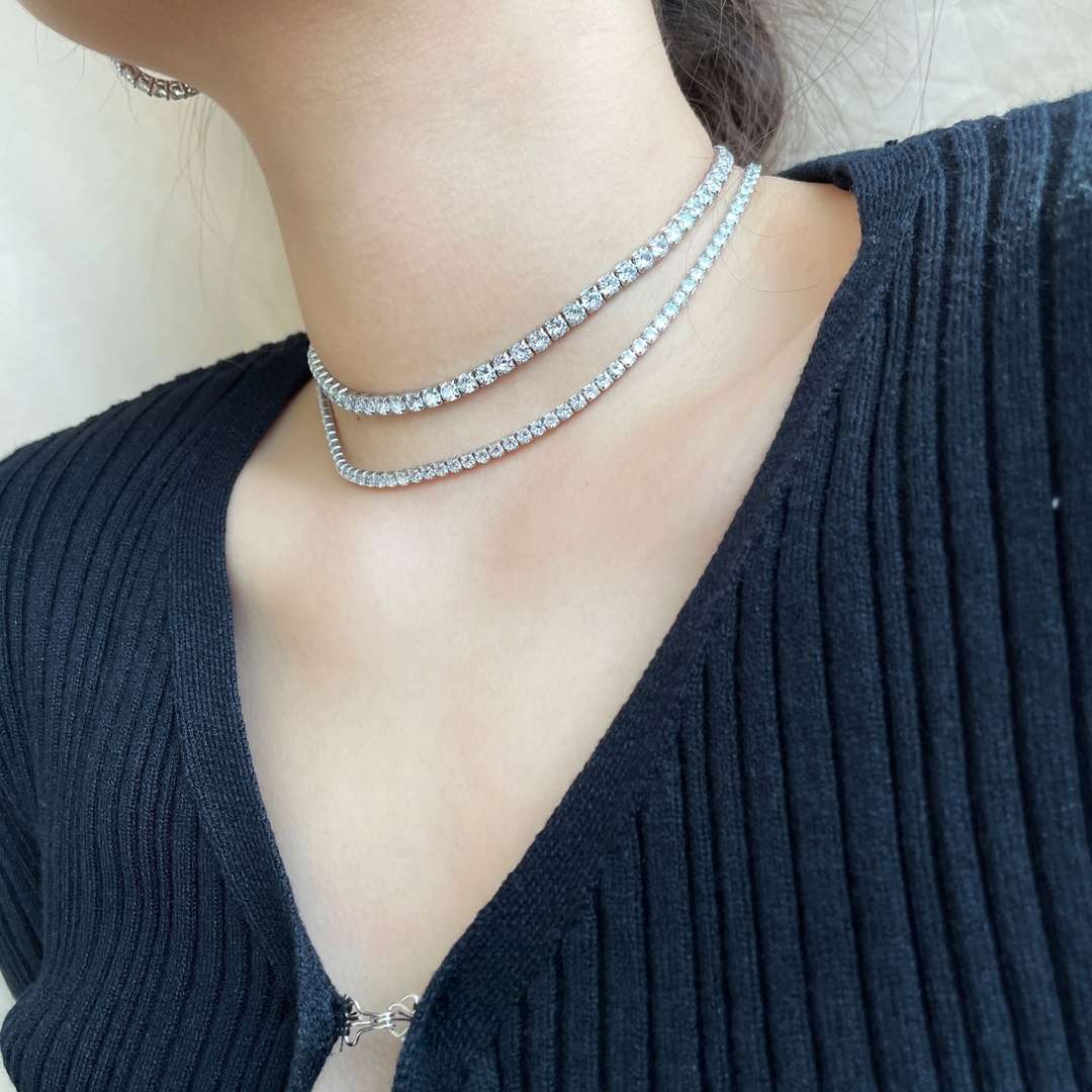 [Goodv]Elegant Tennis Chain Necklace