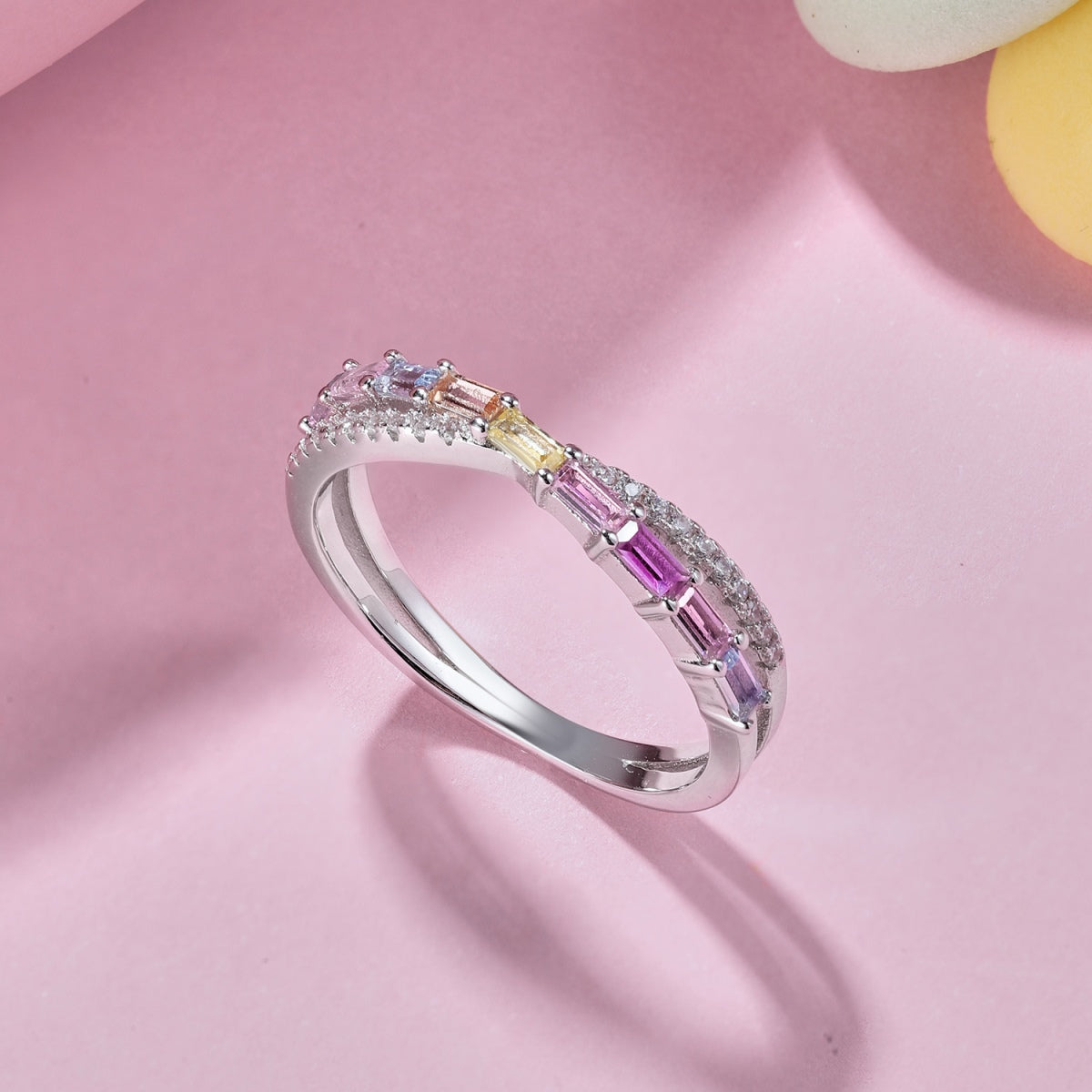 [Goodv]Energetic Elegant Radiant Cut Party Ring
