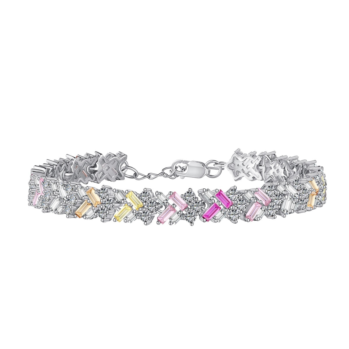 [Goodv]Dazzling Unique Multi Shape Daily Bracelet