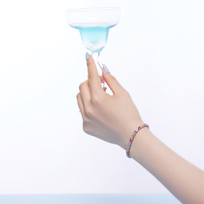 [Goodv]Ornate Sparkling Multi Cut Party Bracelet