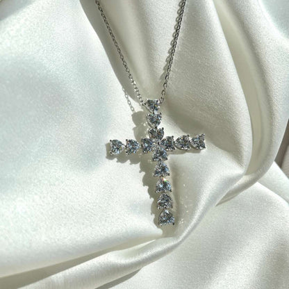[Goodv]Radiant Cross Shape Necklace