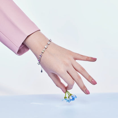 [Goodv]Dainty Charming Emerald Cut Daily Bracelet