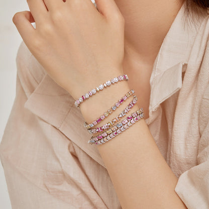 [Goodv]Delicate Colorful Emerald Cut Party Bracelet