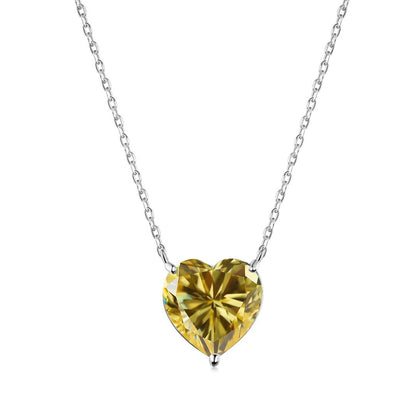 [Goodv]6.0 carat Radiant Heart Shape Necklace