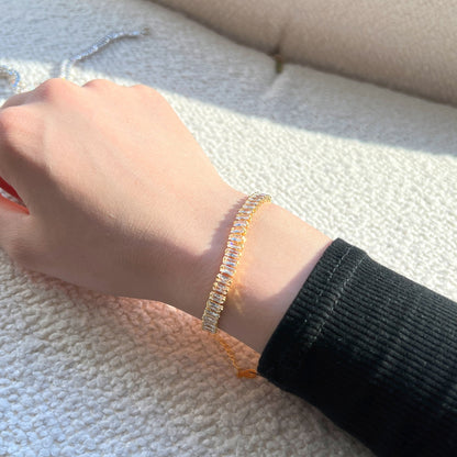 [Goodv]Exquisite Emerald Cut Daily Bracelet