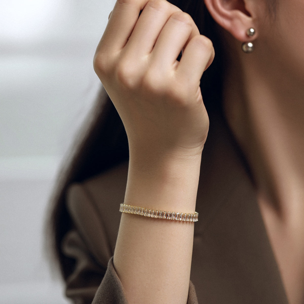 [Goodv]Exquisite Emerald Cut Daily Bracelet