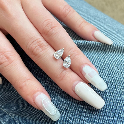 [Goodv]Ornate Water Drop Shape Earrings