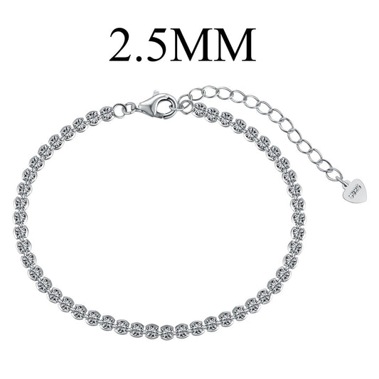 [Goodv]Dazzling Sparkling Round Cut Daily Bracelet
