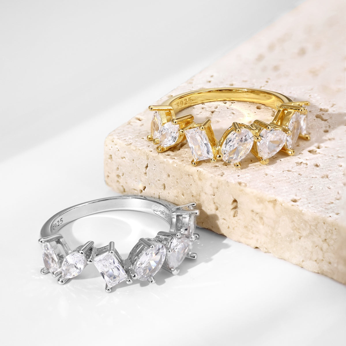 [Goodv]Delicate Multi Cut Ring