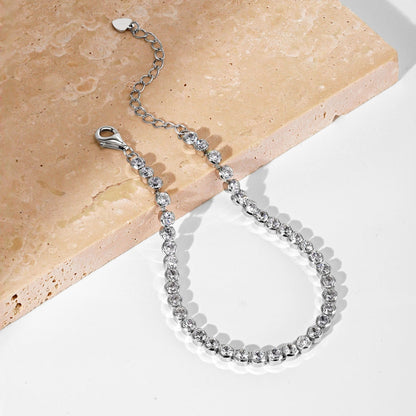 [Goodv]Ornate  Sparkling Round Cut Daily Bracelet