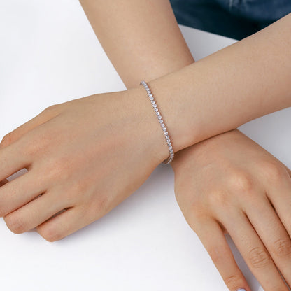 [Goodv]Dazzling Sparkling Round Cut Daily Bracelet