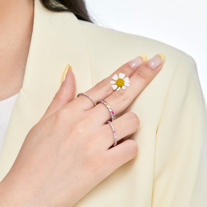 [Goodv]Elegant Vivid Round Cut Daily Ring