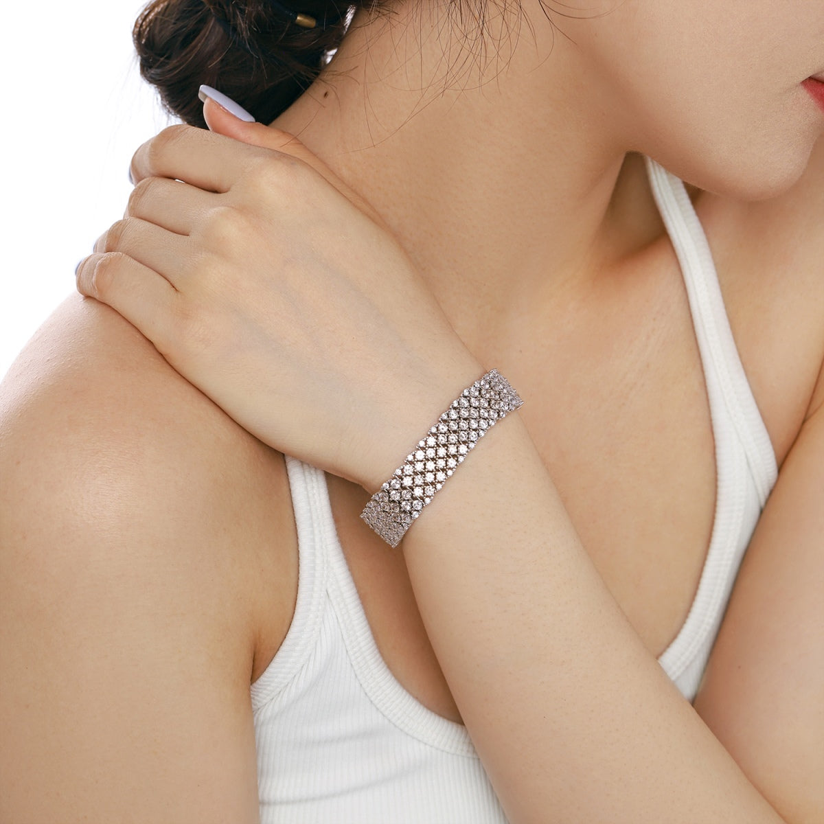 [Goodv]Ornate Elegant Round Cut Party Bracelet