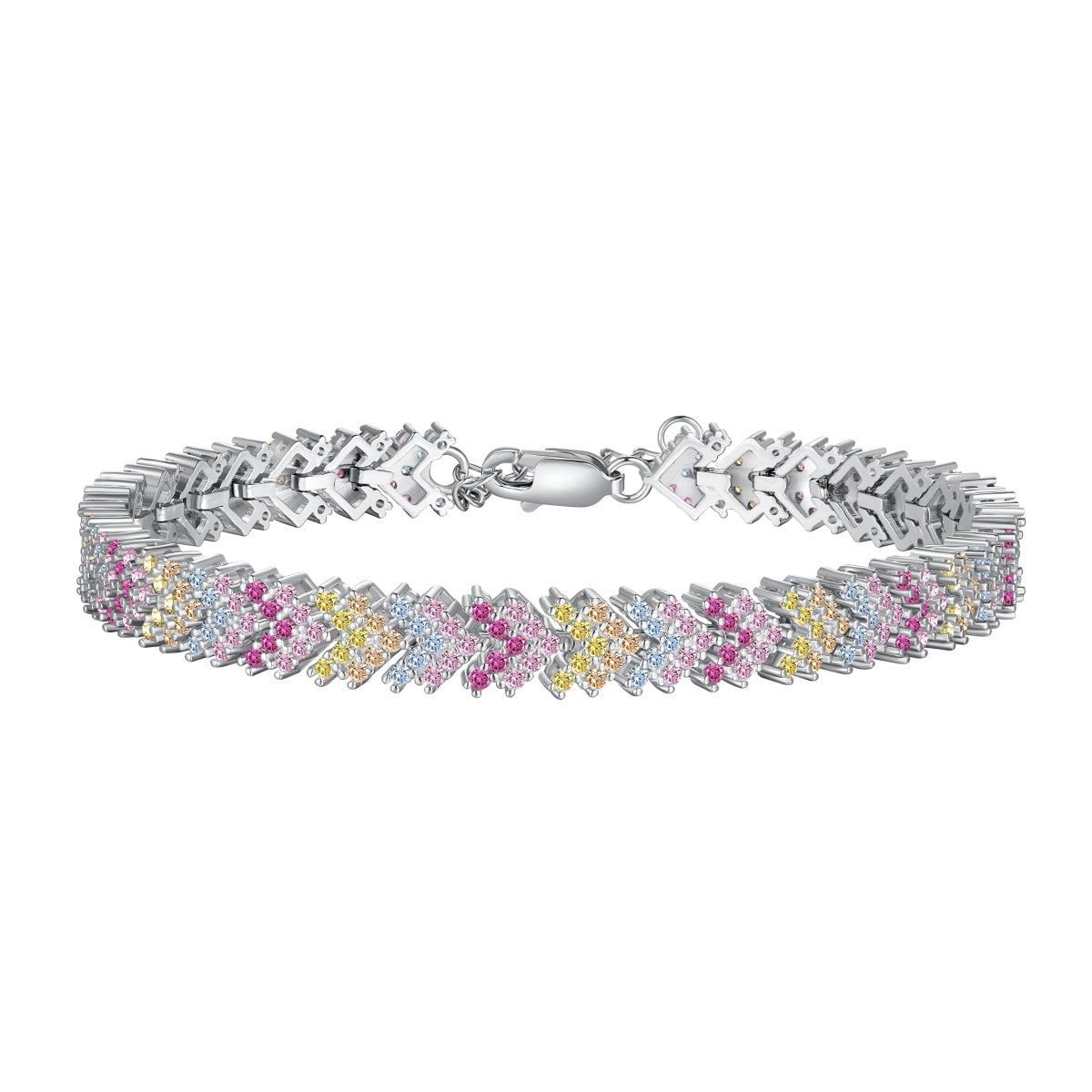 [Goodv]Ornate Sparkling Round Cut Party Bracelet