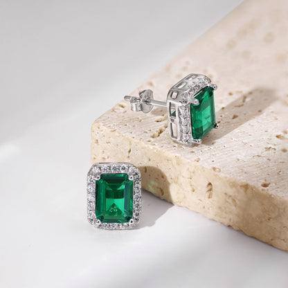 [Goodv]Luxurious Dainty Emerald Cut Banquet Earrings