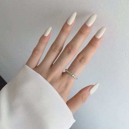 [Goodv]Sparkling Round Cut Tennis Ring