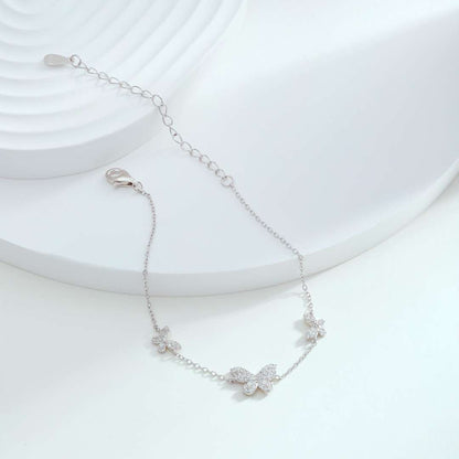 [Goodv]Delicate Butterfly Pendant Bracelet