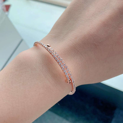 [Goodv]Row of Diamonds Round Fashion Bracelet