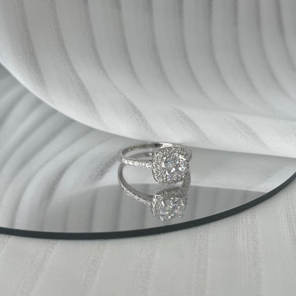 [Goodv]Dazzling Resplendent Round Cut Wedding Ring