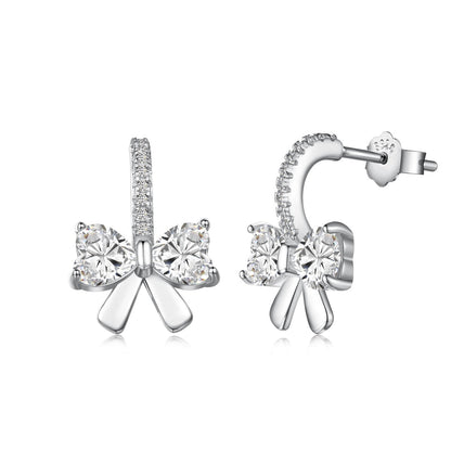 [Goodv]Exquisite Earrings With Heart-Shaped Bow Design