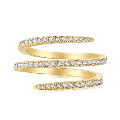 [Goodv]Unique Vibrant Entangle Daily Ring