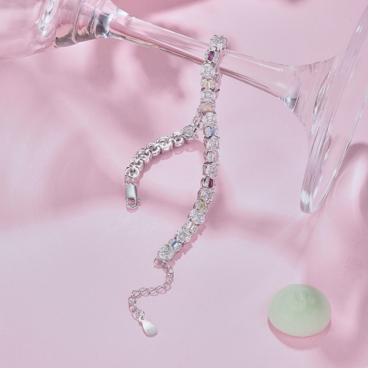 [Goodv]Dazzling Radiant Multi Cut Daily Bracelet