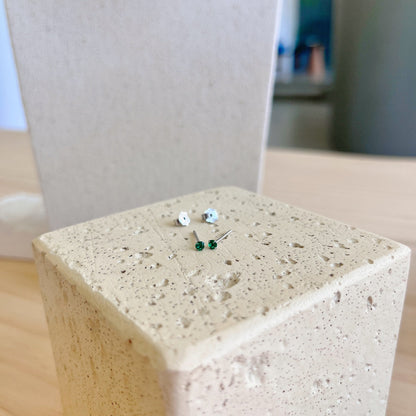 [Goodv]Delicate Solitaire Earrings