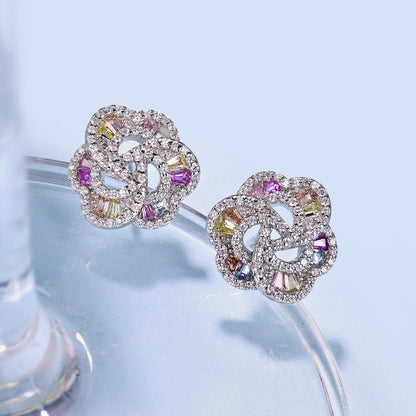 [Goodv]Exquisite Flower Shape Daily Earrings