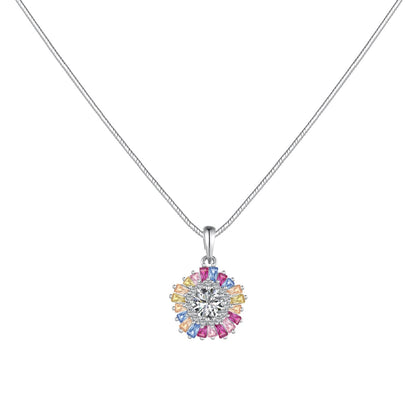 [Goodv]Charming Flower Colorful Necklace