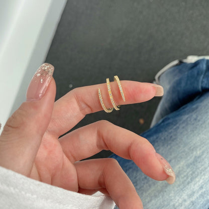 [Goodv]Unique Vibrant Entangle Daily Ring