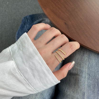 [Goodv]Unique Vibrant Entangle Daily Ring