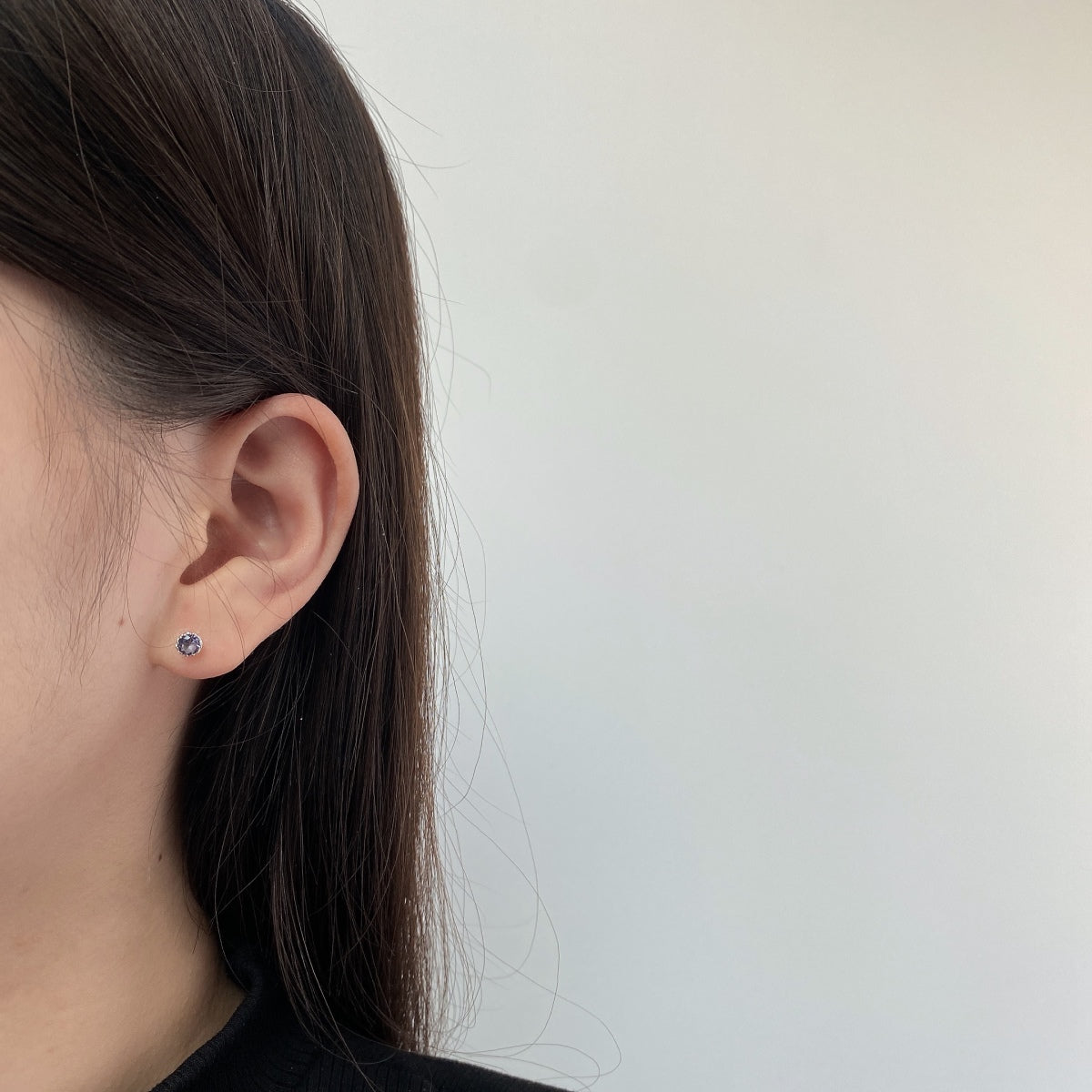 [Goodv]Sparkling Colorful Round Shape Earrings