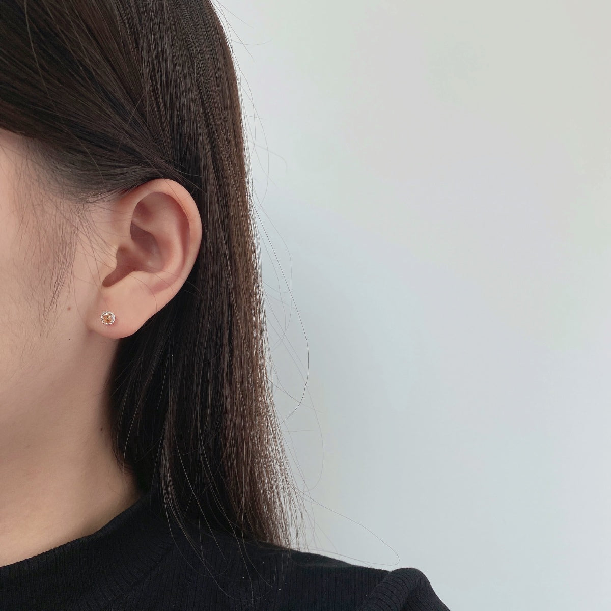 [Goodv]Sparkling Colorful Round Shape Earrings